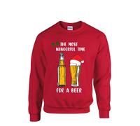 Il Periodo Più Meraviglioso Per Un Natale Festivo Con Birra Sweatshirt