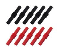 Il perno di transizione della guaina da 10 pezzi può essere inserito nel connettore a banana da femmina a femmina da 4 mm