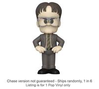 Il personaggio della figura in vinile di The Office Dwight Soda con licenza uffi