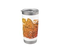 Il pescatore con canna da pesca è adatto per la pesca della Bicchiere termico in acciaio inox doppia parete