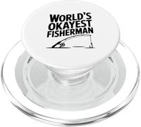 Il pescatore più buono del mondo per gli amanti della pesca e i papà PopSockets PopGrip per MagSafe