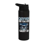 Il pesce gatto sta chiamando e devo andare pesce gatto Stainless Steel Insulated Water Bottle