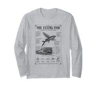 Il Pesce Volante Una Meraviglia dell'Oceano APER Maglia a Manica
