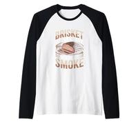 Il petto non abbaia senza fumare carne fumare Maglia con Maniche Raglan