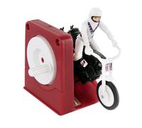 Il pi piccolo evel Knievel Miniature Classic Wind Up Toy Up | Caratteristiche Ciclo acrobatico Rider ed Energizer Launcher | Action figure | Per 8 a