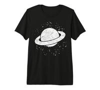 Il Pianeta del Sistema Solare di Saturno per Gli Amanti dell'astronomia e Maglietta Premium