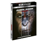 Blu-Ray 4K Uhd Pianeta Delle Scimmie (Il) - Trilogia (3 4K Ultra Hd)