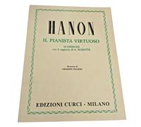 Il Pianista Virtuoso Charles Louis Hanon 60 Eercizi per Pianoforte Metodo Curci