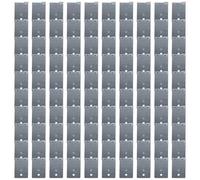 Il piano d'acciaio ispessito di rinforzo generale dell'entrata rafforza l'area congiunta per le entrate di legno Staffe degli stabilizzatori del telaio della porta