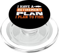 Il piano di pensionamento umoristico della pesca è pescare pescatore PopSockets PopGrip per MagSafe
