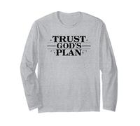 Il Piano di Trust God's Christian Timing Maglia a Manica
