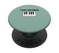 Il pianoforte attivato in modalità pianoforte è la mia pratica terapeutica ora PopSockets PopGrip Adesivo
