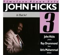 Il pianoforte jazz trio John Hicks è così? Giappone CD OBI NUOVO