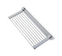 il piatto sopra il lavandino, Scolapiatti arrotolabile 23-52x33cm(52 * 33cm)