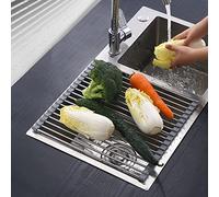 il piatto sopra il lavandino, Scolapiatti arrotolabile sopra il lavandino, diverse misure(46 * 33.5cm)