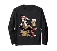 Il picchio singhiozzo fresco beve birra al Rock Festival Maglia a Manica