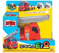 Il piccolo bus TAYO Diecast Plastic Car / Camion dei pompieri Pull Back...