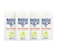 Il piccolo marsigliese doccia crema extra morbido Fiori d' arancio 250 ml - Set di 4
