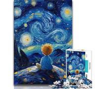 Il piccolo principe del cielo notturno, puzzle da 1000 pezzi per adulti e ragazzi, giochi educativi, decorazione da parete, regali unici per compleanno e Natale, 38x26cm