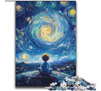 Il Piccolo Principe del Cielo Notturno Puzzle per Adulti e Adolescenti Puzzle, Giochi Rilassanti è Ideale Come Regalo per Tutta la Famiglia (70x100cm)