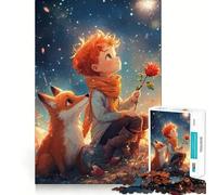 Il Piccolo Principe e la Volpe - Puzzle da 1000 pezzi per ragazzi - Gioco cognitivo per il tempo libero - Assemblaggio di motivi - Opera d'arte 38x52cm