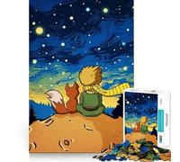 Il Piccolo Principe e la Volpe Puzzle da 1000 pezzi per ragazzi Gioco di sfida mentale Passatempo rilassante Taglio preciso Regalo adorabile 50x75cm