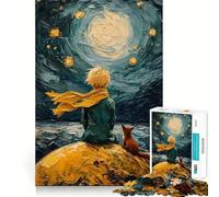 Il Piccolo Principe e la Volpe Puzzle da 1000 pezzi per ragazzi Puzzle che stimola la logica Gioco rilassante Bordo trasparente Sorpresa di compleanno 38x26cm