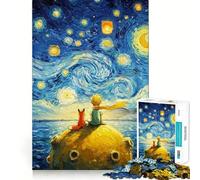 Il Piccolo Principe e la Volpe Puzzle da 1000 pezzi per ragazzi Puzzle Gioco stimolante Semplice Divertente Taglio Preciso Babbo Natale Desiderio Scegli 38x26cm