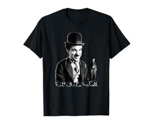 Il piccolo vagabondo Chaplin British Silent Film Comic Genius Maglietta