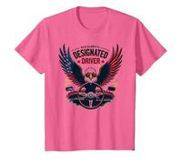 Il Pilota designato di Old Glory Maglietta, Bambini, Rosa mélange, 4 Anni