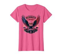 Il Pilota designato di Old Glory Maglietta, Donna, Rosa mélange, L