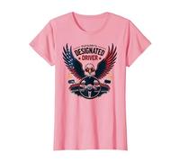 Il Pilota designato di Old Glory Maglietta, Donna, Rosa, S