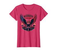 Il Pilota designato di Old Glory Maglietta, Donna, Rosso mélange, XL
