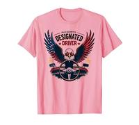 Il Pilota designato di Old Glory Maglietta, Uomo, Rosa, 3XL