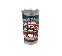 Il pinguino divertente è troppo bello per Natale ma mi sono Bicchiere termico in acciaio inox doppia parete