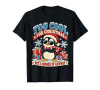 Il Pinguino Divertente è Troppo Bello per Natale ma Mi Sono Maglietta