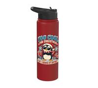 Il pinguino divertente è troppo bello per Natale ma mi sono Stainless Steel Insulated Water Bottle