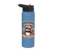 Il pinguino divertente è troppo bello per Natale ma mi sono Stainless Steel Insulated Water Bottle