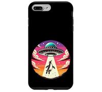 Il pinguino ha rapito il rapimento dello spazio esterno della navicella spaziale aliena Custodia per iPhone 7 Plus/8 Plus