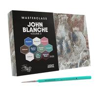 Il pittore dell'esercito, Masterclass John Blanche Volume 3 Set Combo, 8 x 18 ml Vernici Fanatic, 2 Lavaggi, 1 Pennello Dipit & 1 Stampa Artistica - per Wargaming in Miniatura