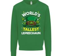 Il Più Alto Leprecauno Del Mondo Felpa St Patrick's Day Uomo