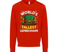 Il Più Alto Leprecauno Del Mondo Felpa St Patrick's Day Uomo