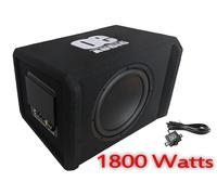Il più Basso Prezzo 1800W 30.5cm Amplificato Attivo Subwoofer Sub Amp Box Nuovo
