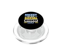 Il più bello assistente sociale medio mai professione Assistenza sociale PopSockets PopGrip per MagSafe