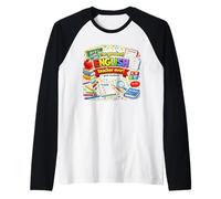 Il più Buono Insegnante di Inglese di Sempre! Maglia con Maniche Raglan