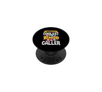 Il più cool del mondo Bingo Caller Gioco d'azzardo Bingo Amante Giocatore PopSockets PopGrip Adesivo