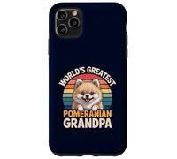 Il più grande amante dei cani Pom Pom del mondo del nonno di Pomerania Custodia per iPhone 11 Pro Max