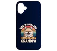 Il più grande amante dei cani Pom Pom del mondo del nonno di Pomerania Custodia per iPhone 16 Plus