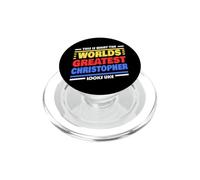 Il più grande Christopher del mondo che dice il nome di Christopher divertente PopSockets PopGrip per MagSafe