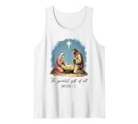 Il più Grande di Tutti Natività di Natale Gesù Natale Cristiano Canotta